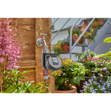 Flex con ordenador de riego Gardena - no requiere aplicación - para balcón o terraza