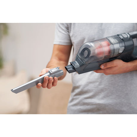 Aspirador stick 2 en 1 black+decker bhfea18d1-qw 18v 2.0ah con batería extraíble (batería 18v 2.0ah y cargador incluidos)