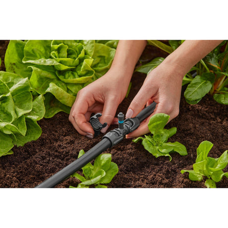 Aspersor Gardena 360° (negro turquesa, 5 piezas)