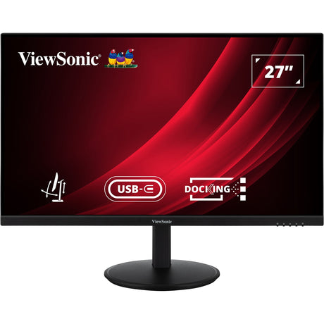 Monitor de acoplamiento Viewsonic VG2709u-2k con dos altavoces y conexión en cadena 27 (negro (mate), 1x HDMI, 1x Display Port, 1x Display Port Out, USB-C, USB-A, 100 Hz)