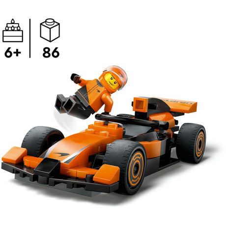 Lego city 60442 conductor f1 con coche de carreras mclaren