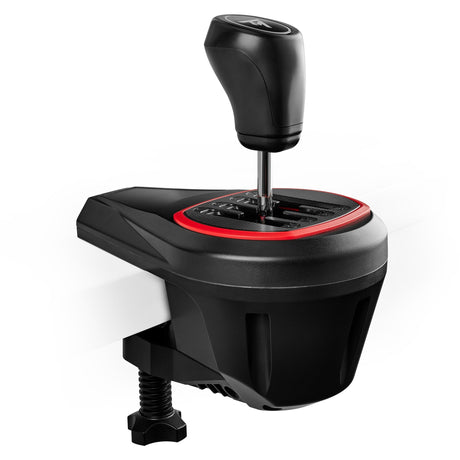 Palanca de cambios para juegos adicional Thrustmaster th8s (negro rojo, pc, playstation 4, playstation 5, xbox series x|s, xbox one)
