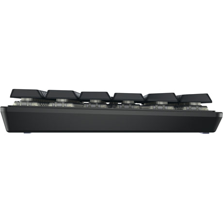 Teclado mecánico Cherry KW 550 MX LP (negro, diseño estadounidense (QWERTY), MX Low Profile 2.0 Ivory, 96%, LED blancos, teclas PBT)
