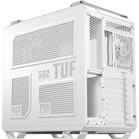Carcasa de torre midi asus tuf gaming gt502 horizonte argb (blanco | 3x usb-a | 1x usb-c | vidrio templado)