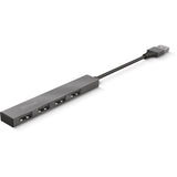 Trust halyx mini concentrador USB de aluminio de 4 puertos Concentrador USB (aluminio)
