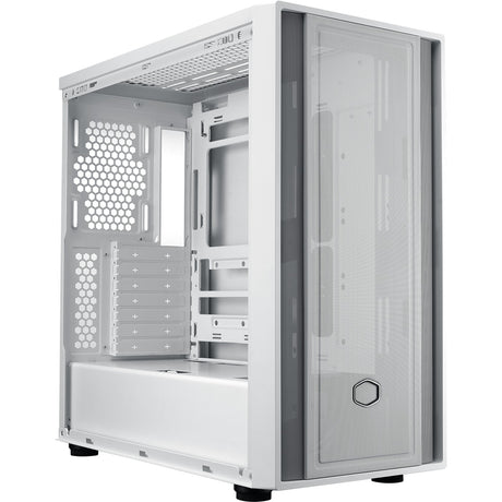 Carcasa torre midi Cooler master masterbox 600 lite (blanco | 2x USB-A | 1x USB-C | RGB | vidrio templado)