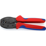 Alicates para engarzar Knipex preciforce 97 52 36 sb (rojo azul, pelar, engarzar 0,5 - 6,0 mm²)