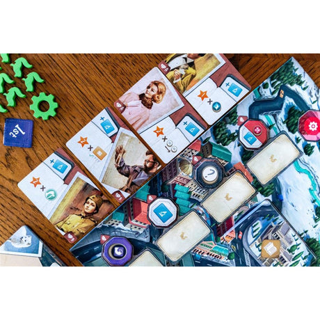 Juego de mesa The Fox Experiment Network de la red europea de jugadores (inglés, 1 a 4 jugadores, 60 minutos, a partir de 10 años)
