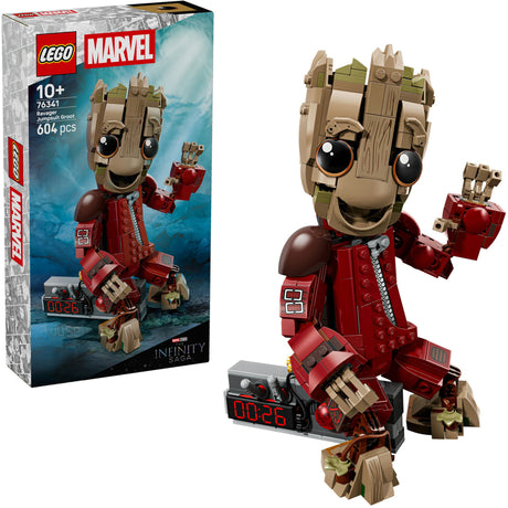 Lego marvel grande con mono devastador - juguete de superhéroe para construir para niños - 76341