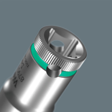 Wera cinturón b profundo 1 juego de vasos, con 3 8 -drive, llave de vaso de 9 piezas (negro)