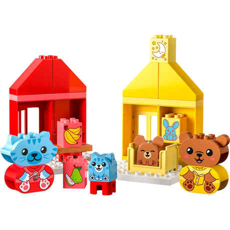 Lego duplo - hábitos diarios - juguetes de construcción para comer y dormir (10414)