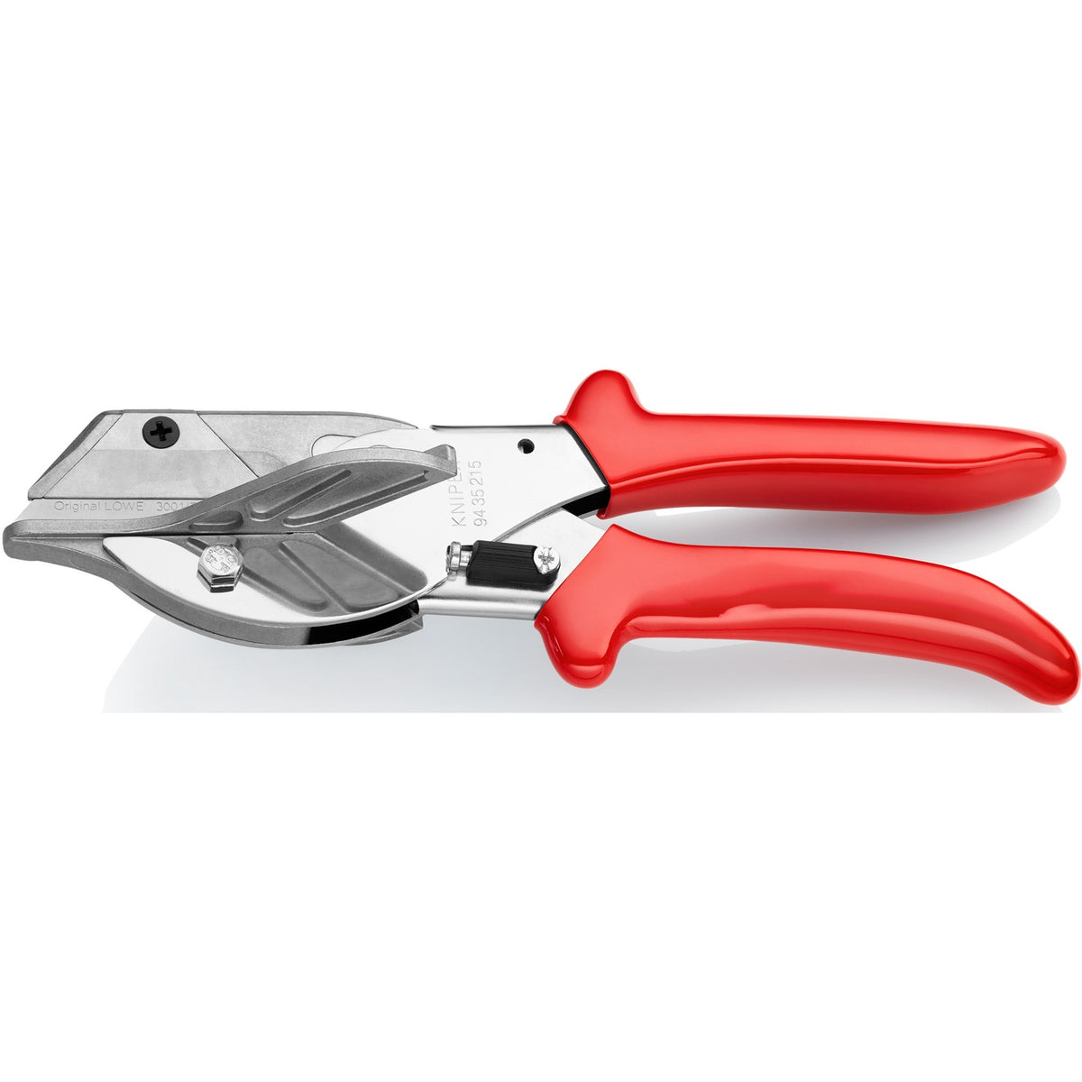 Knipex 94 35 215 cortadora de ingletes para perfiles de plástico y caucho