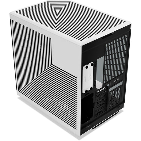 Carcasa torre midi hyte y70 touch infinita (blanco negro | 2x USB-A | 1x USB-C | vidrio templado)