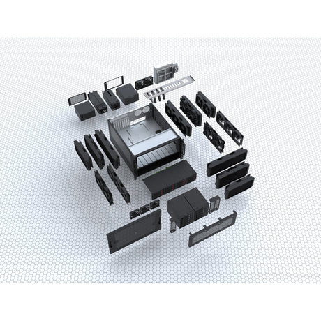 Silverstone rm61-312, rack, caja para servidores (negro | 6u)