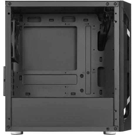 Carcasa midi tower Silverstone sst-fah1mb-g (negro | 3x USB-A | vidrio templado)