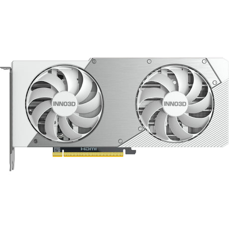 Tarjeta gráfica inno3d geforce rtx 5070 twin x2 oc blanca (blanca, dlss 4, 3x display port, 1x hdmi 2.1)