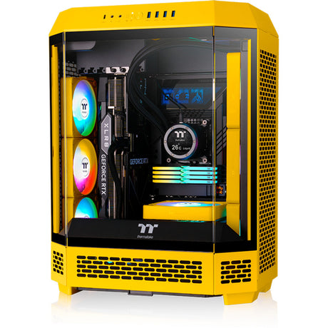 Thermaltake ct120 ex argb sync ventilador de refrigeración para pc bumblebee (paquete de 3 ventiladores) ventiladores de caja (amarillo, 3 piezas, 120 x 120 x 25 mm, pwm)