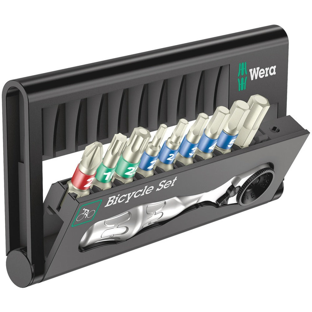 Juego de bicicletas Wera 9, juego de herramientas de 10 piezas