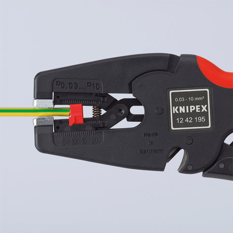 Knipex multistrip 10 alicates pelacables automáticos 1242195 (negro rojo)