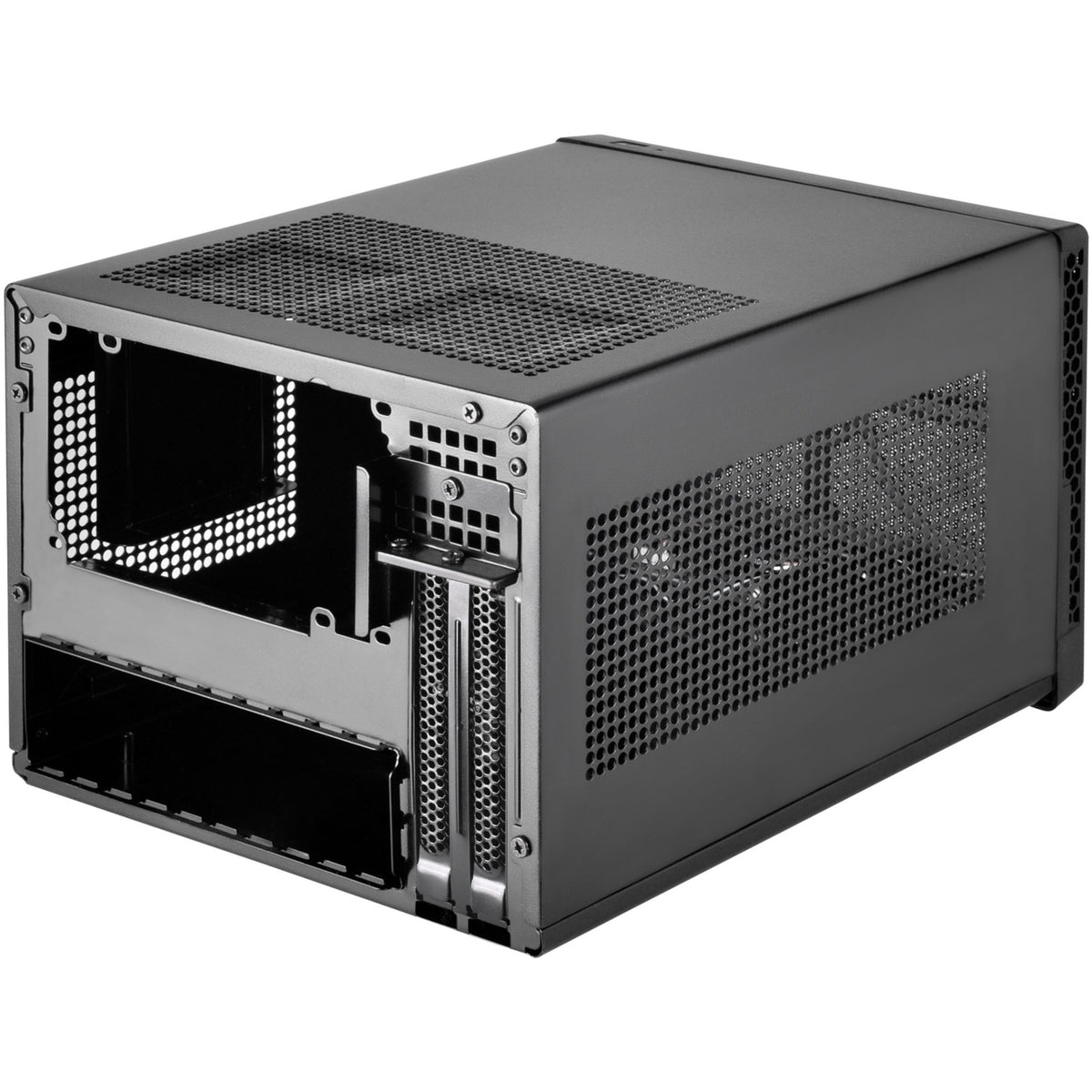 Carcasa minitorre Silverstone sst-sg13b-c (negro | 1x USB-A | 1x USB-C)