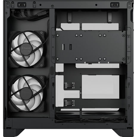 Fractal design pop 2 vision rgb carcasa midi tower (negro | 1x usb-a | 1x usb-c | rgb | vidrio templado)