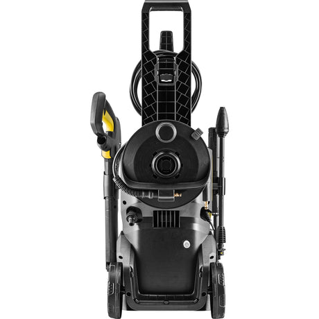 Limpiadora de alta presión Kärcher k 4 wcm premium (amarillo negro, con limpiador de suciedad y enrollador de manguera)