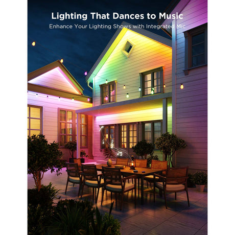 Tira LED inteligente para exterior Govee - 10 metros ip65 - rgbicww - control por aplicación - alexa google