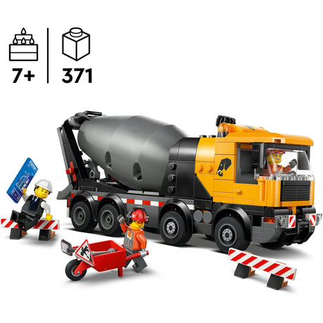 Lego city grandes vehículos 60478 camión de cemento