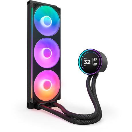 Refrigeración por agua NZXT Kraken Elite 360 RGB (negro)