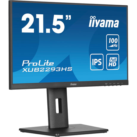 Monitor Iiyama prolite xub2293hs-b6 21,5 (negro, hdmi, display port)