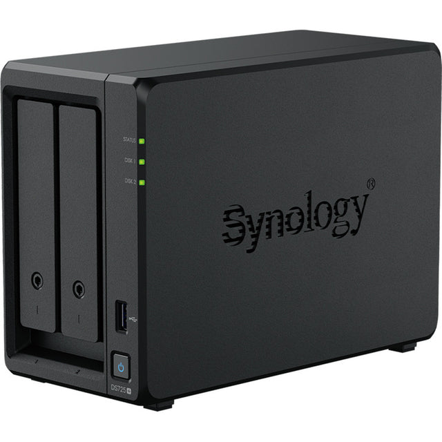 Synology diskstation ds725+ nas (negro, 2x LAN, USB-A 3.2 (5 Gbit s))