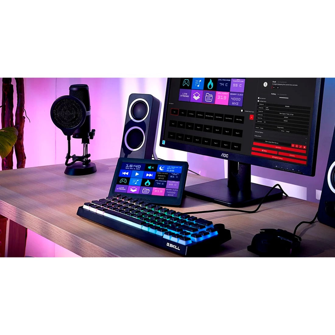 Teclado para juegos g.skill wigidash (negro)