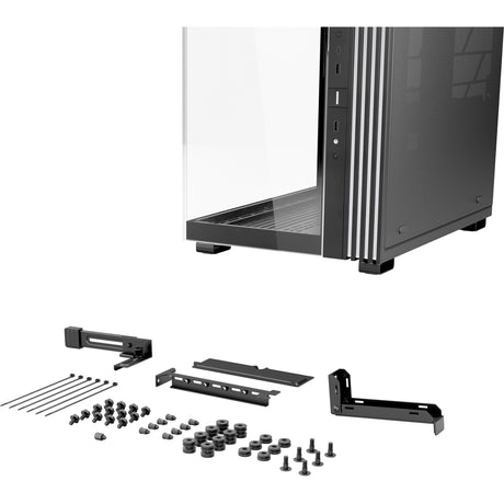 ¡Tranquilizarse! carcasa de torre midi light base 600 dx (negro | 2x USB-A | 1x USB-C | RGB | ventana)
