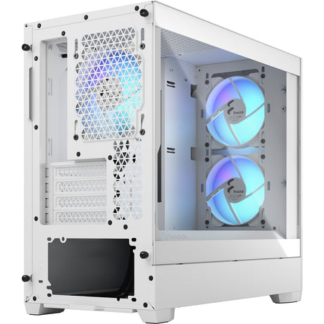 Fractal design pop mini air rgb midi tower carcasa (blanco | 2x usb-a | rgb | ventana)
