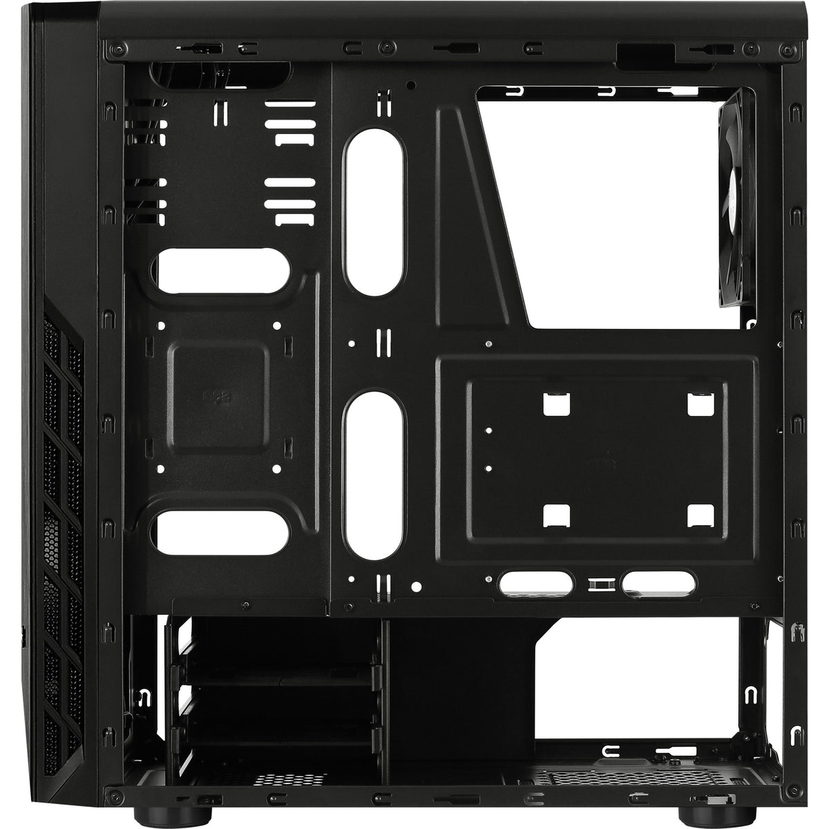 Carcasa Aerocool Rift Midi Tower (negro | 3x USB-A | RGB | ventana)