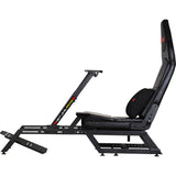 Simulador de carreras de cabina de simulador f-gt formula y gt de carreras de siguiente nivel (negro (mate))