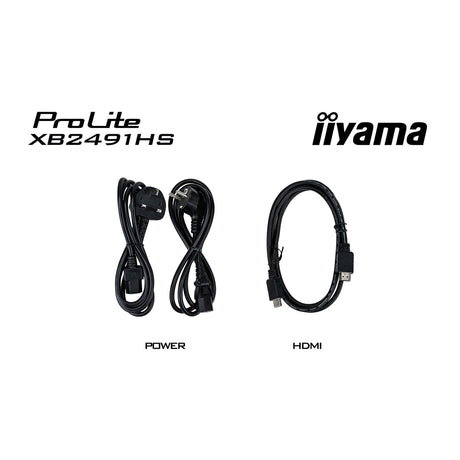 Monitor Iiyama prolite xb2491hs-b1 23,8 (negro, 120 hz, hdmi, displayport, audio)
