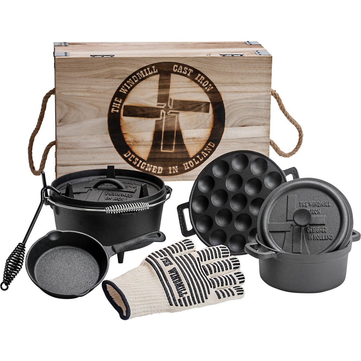 Sartén para cocinar The Windmill Starter Set (negra)