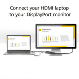 Act conectividad adaptador hdmi a displayport, 4k@60hz (negro)