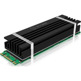 Disipador térmico Icy box ib-m2hs-70 (negro, compatible con SSD m.2 2280)
