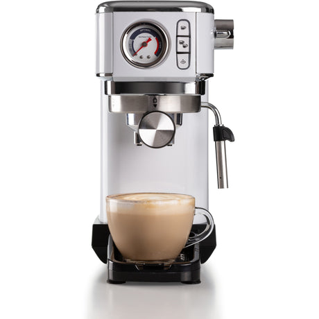 Cafetera espresso Ariete moderna espresso slim 1381 14 (blanca)