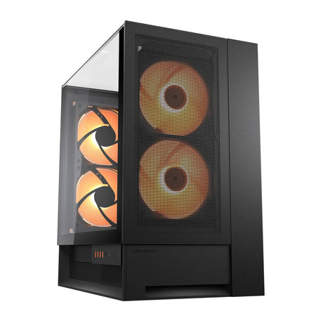 Carcasa de torre midi Cougar omnyx (negro | 4x USB-A | 2x USB-C | vidrio templado)