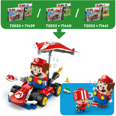 Lego super mario 72032 mario kart kart estándar
