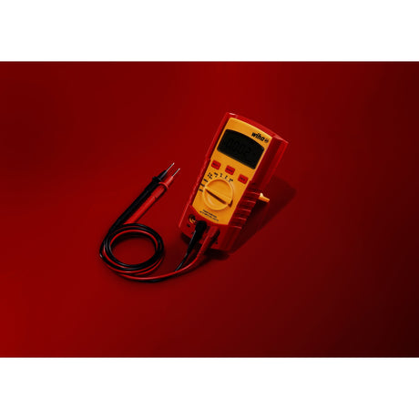 Multímetro digital Wiha hasta 600 V AC, dispositivo de medición Cat IV (rojo amarillo)