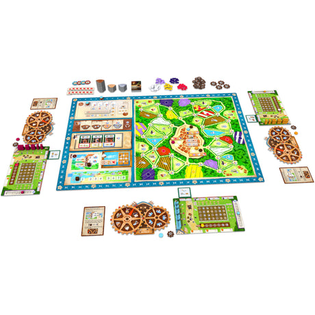 Asmodee board dice windmill Valley - Juego de mesa holandés para 1-4 jugadores