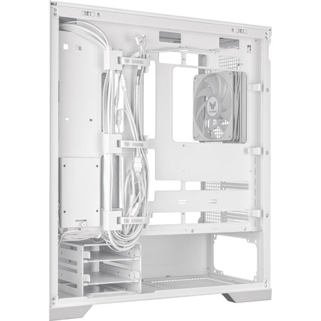 Carcasa torre midi asus tuf gaming gt302 argb (blanco | 2x usb-a | 1x usb-c | rgb | vidrio templado)