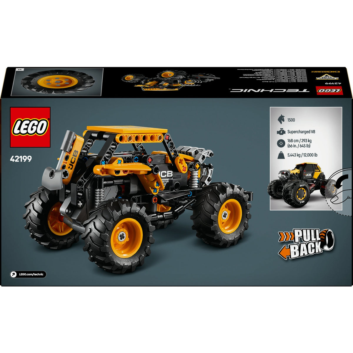 Camión retráctil Lego technic monster jam™ digatron™ - 42199