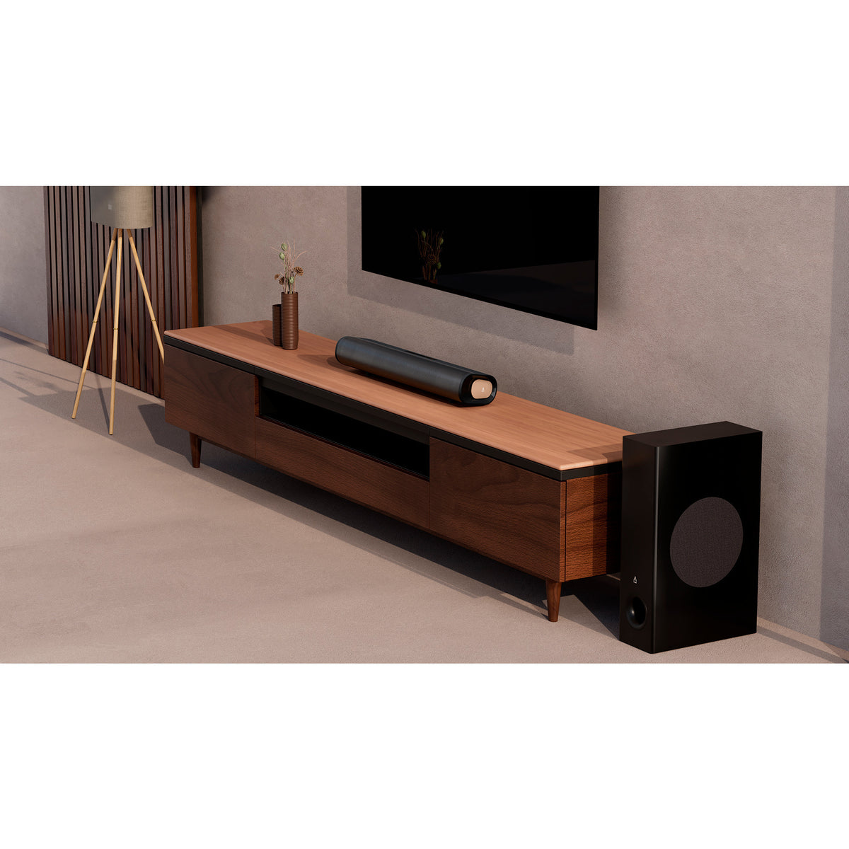 Barra de sonido Creative Stage Pro (negra, HDMI 2.0, Bluetooth, audio USB)