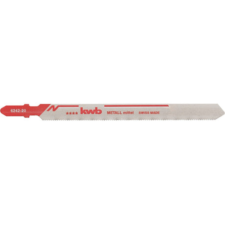 Hojas de sierra de calar Kwb para trabajar metales, mango en T HSS, extralargas 624220 (2 piezas)