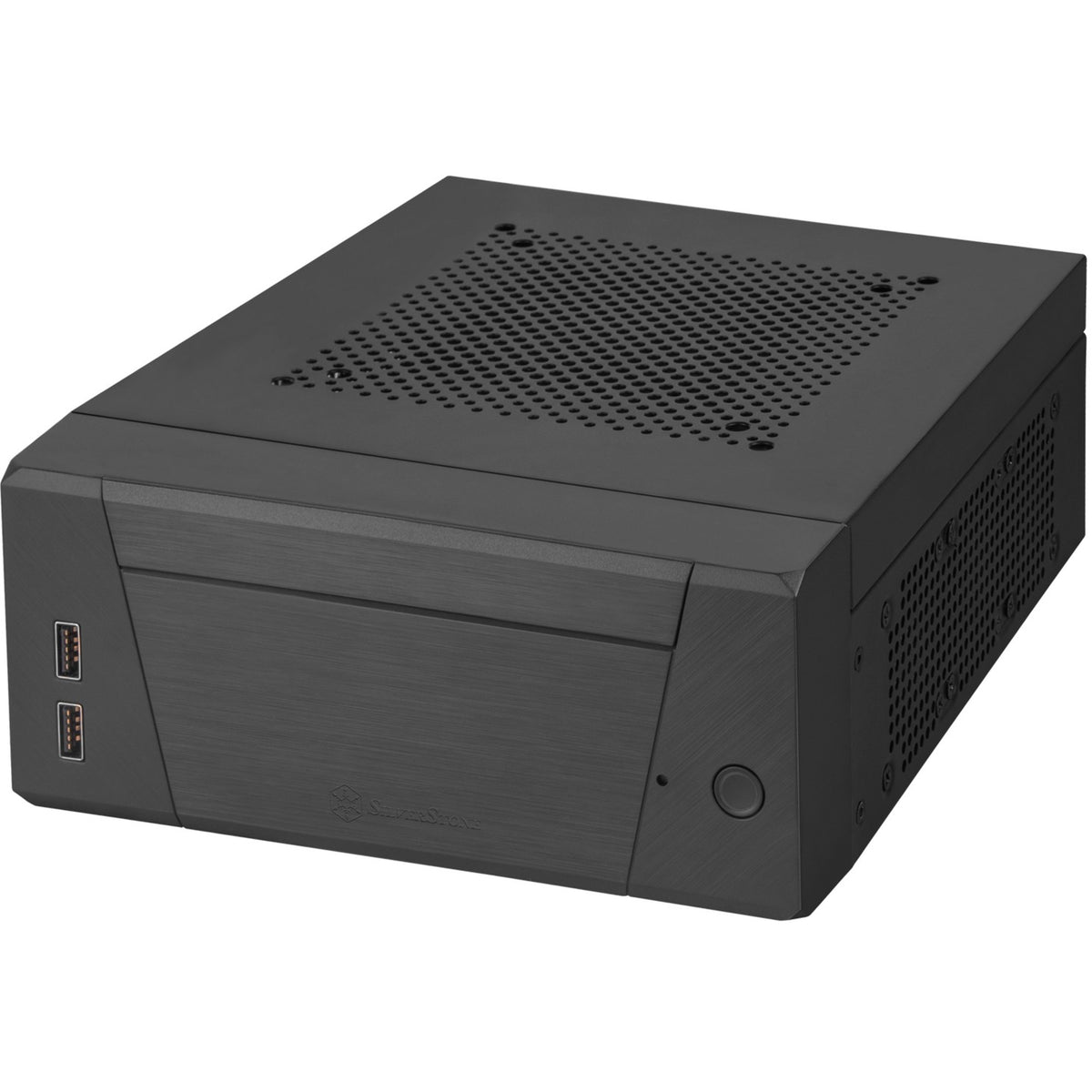 Carcasa htpc Silverstone sst-ml10b (negro | 2x usb-a)